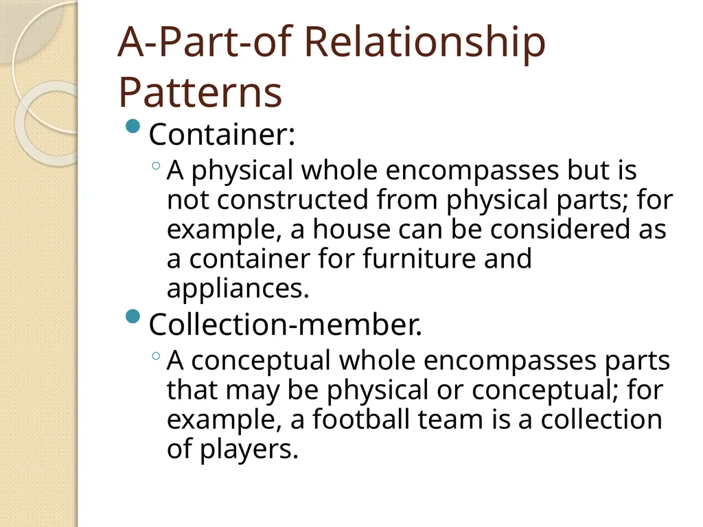 OBJECT RELATIONSHIPS, ATTRIBUTES, AND METHODS - slide 25 of 25