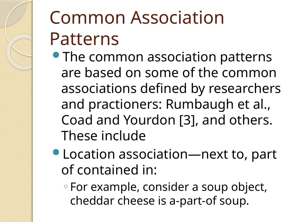 OBJECT RELATIONSHIPS, ATTRIBUTES, AND METHODS - slide 10 of 25