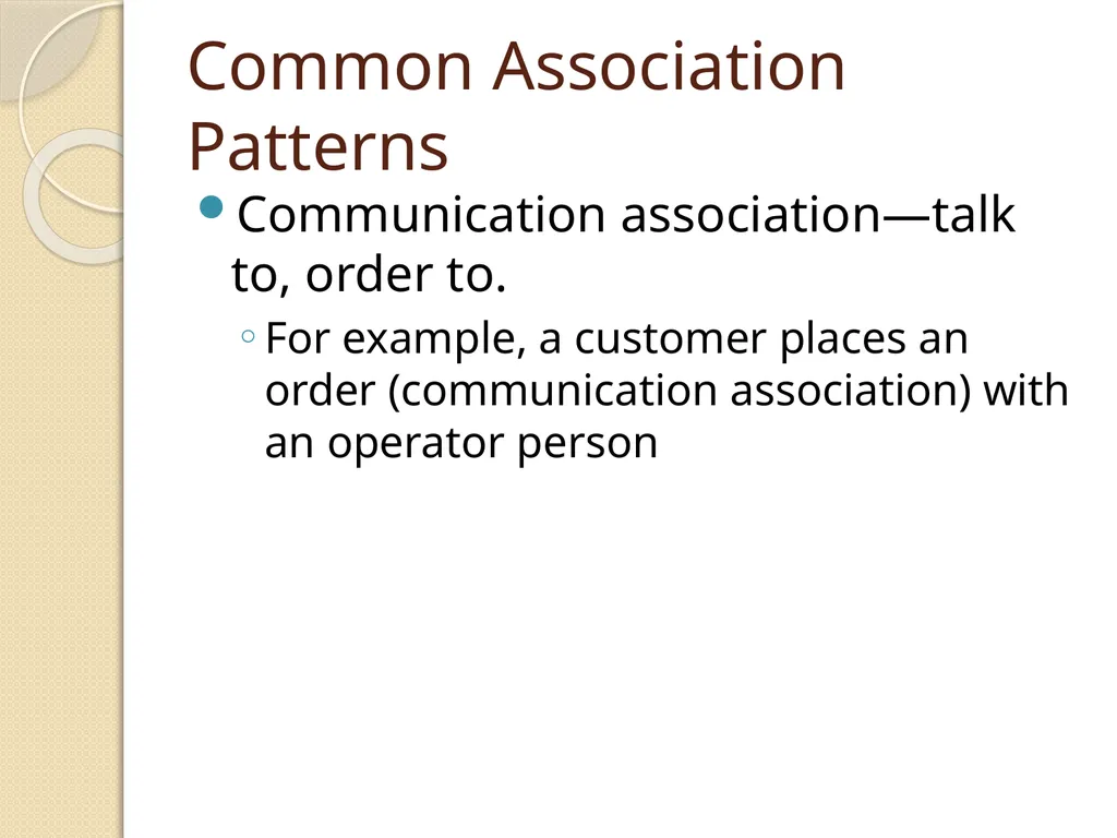 OBJECT RELATIONSHIPS, ATTRIBUTES, AND METHODS - slide 11 of 25