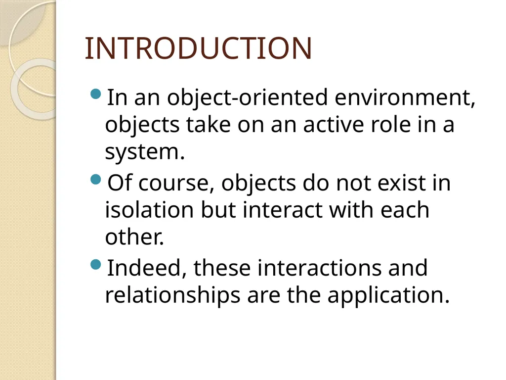 OBJECT RELATIONSHIPS, ATTRIBUTES, AND METHODS - slide 2 of 25
