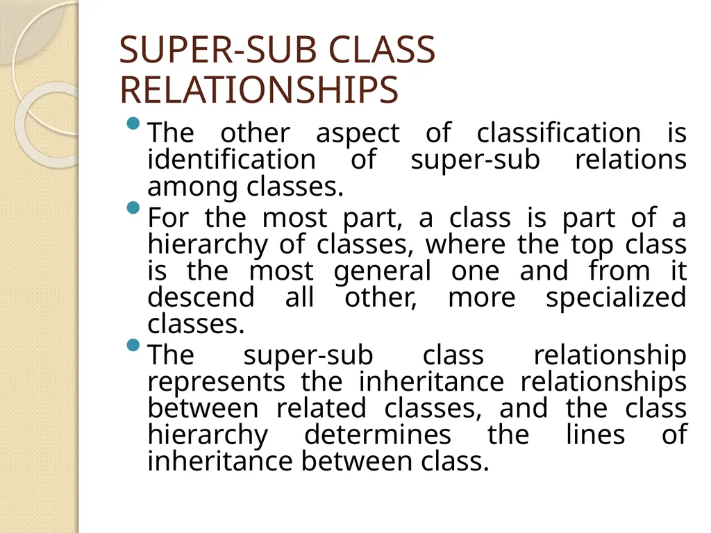 OBJECT RELATIONSHIPS, ATTRIBUTES, AND METHODS - slide 15 of 25