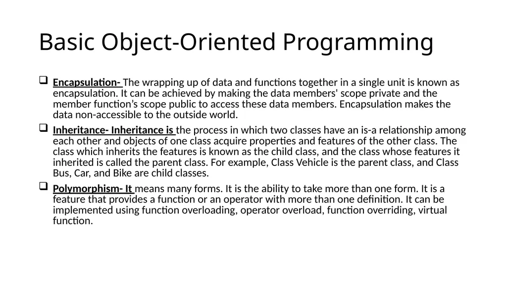 Object Oriented Programming Concept Of Object - slide 4 of 6