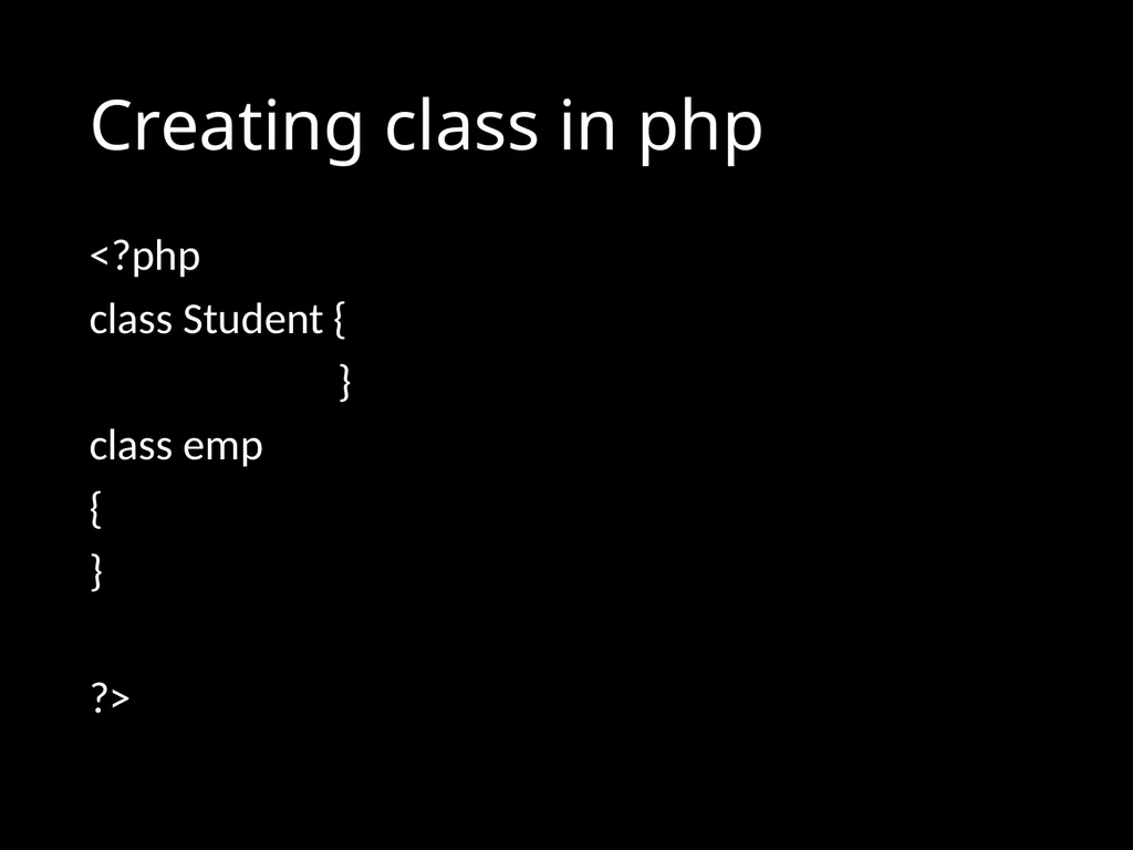 Introduction to Object Oriented Programming in PHP - slide 3 of 29