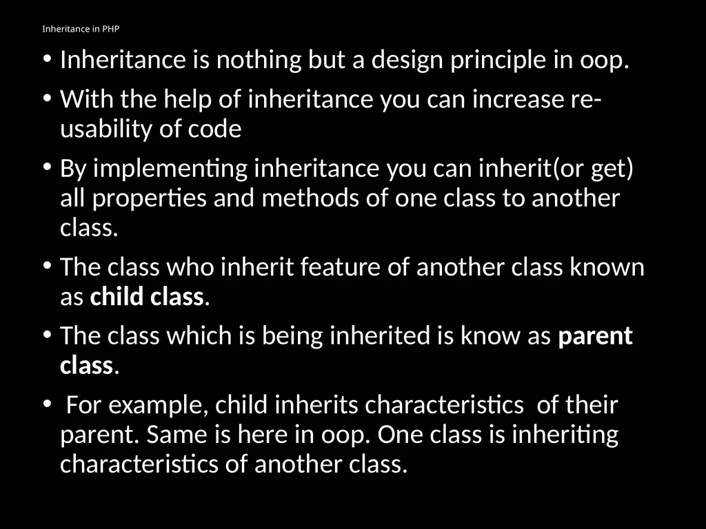 Introduction to Object Oriented Programming in PHP - slide 25 of 29