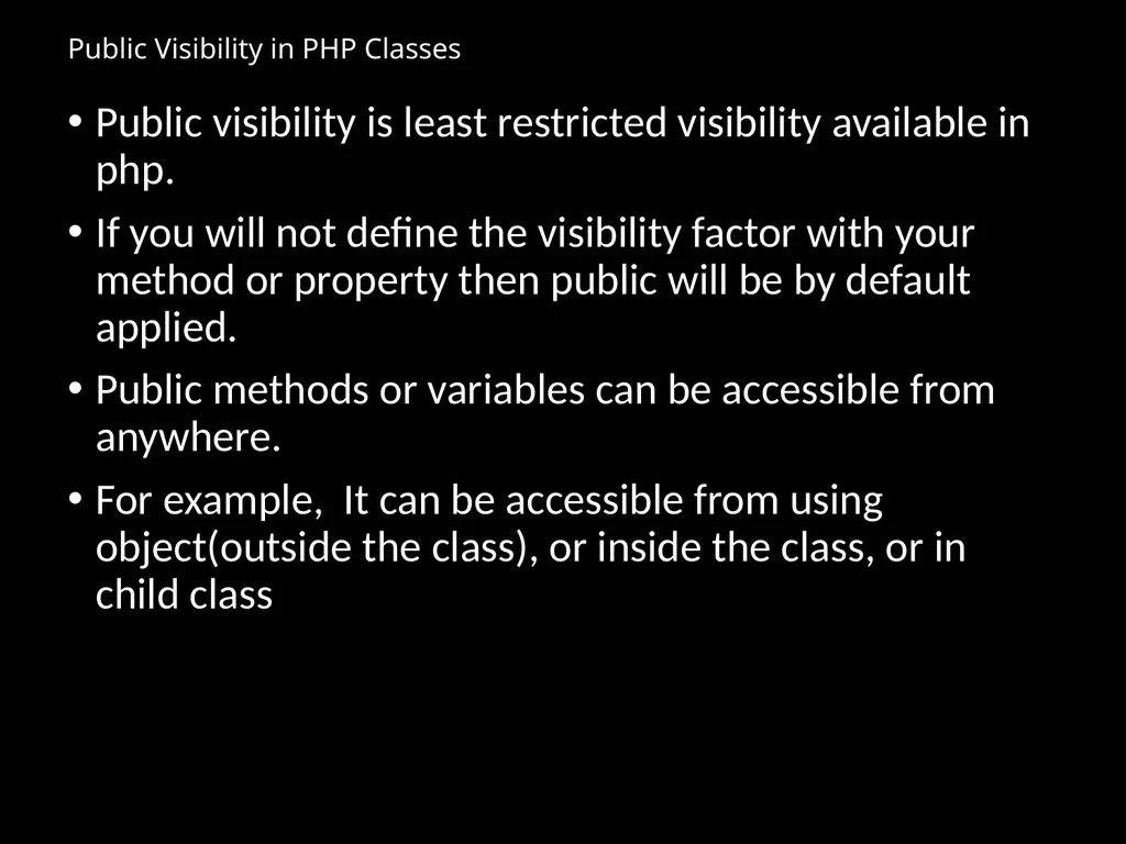 Introduction to Object Oriented Programming in PHP - slide 13 of 29