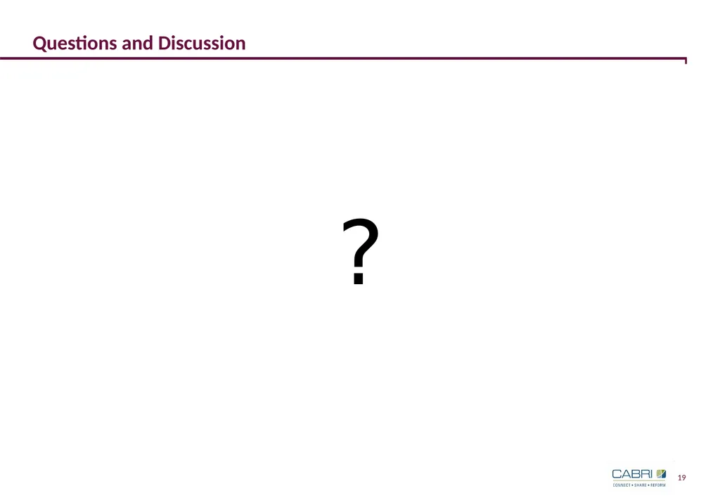 Keynote 3: Innovative Finance in Education CABRI - slide 19 of 25