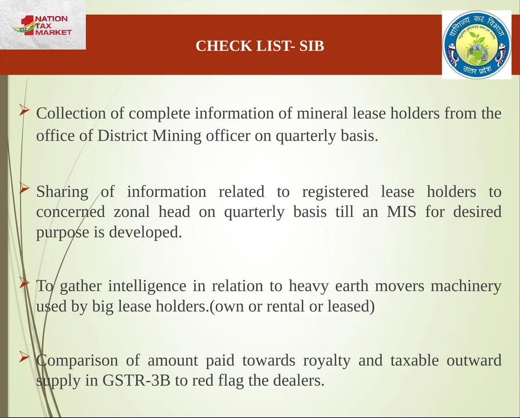 Mining & Minerals in UP Presentation By State Tax - slide 17 of 27