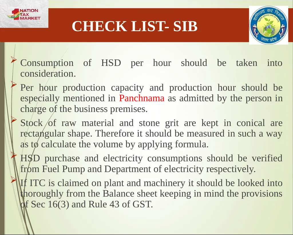 Mining & Minerals in UP Presentation By State Tax - slide 20 of 27