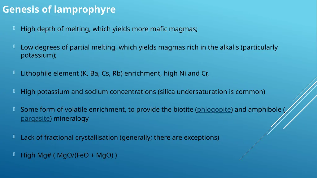 Alkaline rocks Lamprophyre Carbonatite Lamproites - slide 5 of 29