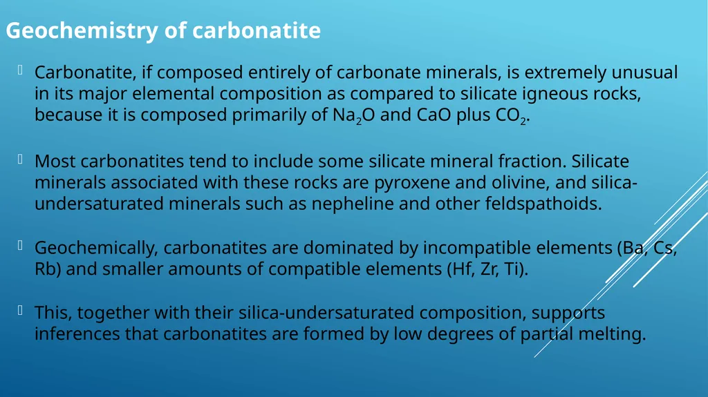 Alkaline rocks Lamprophyre Carbonatite Lamproites - slide 26 of 29