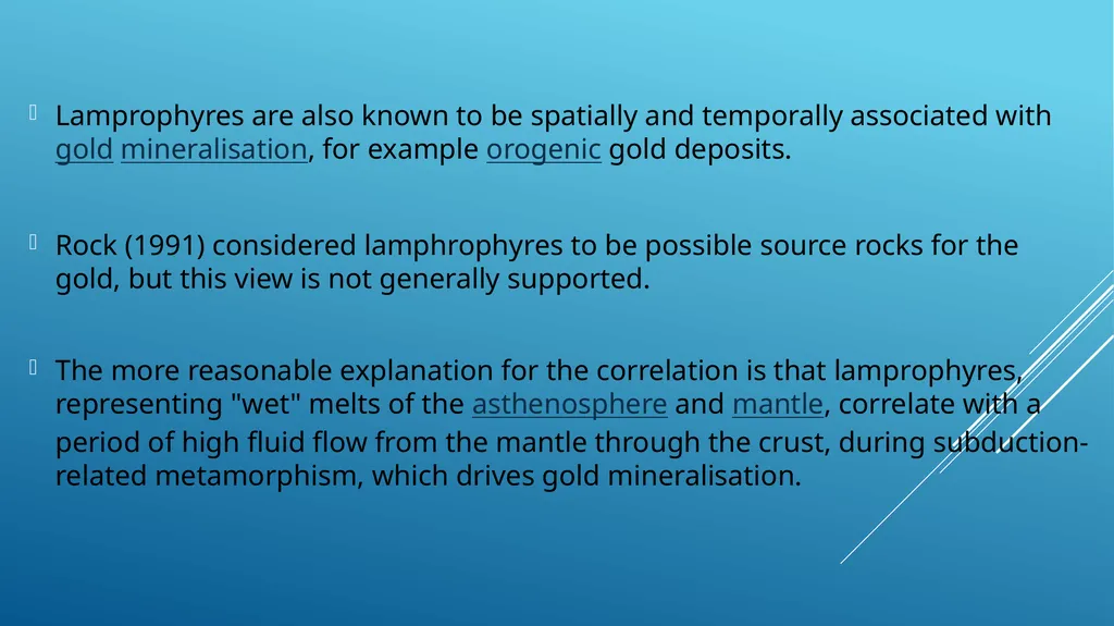 Alkaline rocks Lamprophyre Carbonatite Lamproites - slide 8 of 29