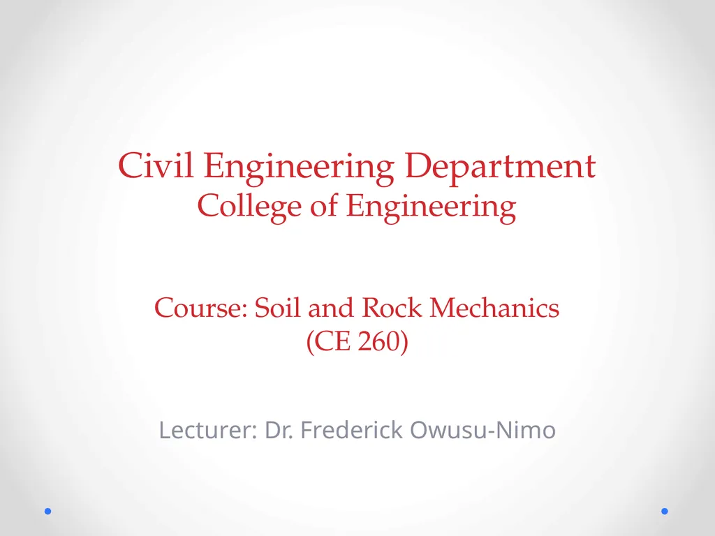 Civil Engineering Department College of - slide 1 of 14