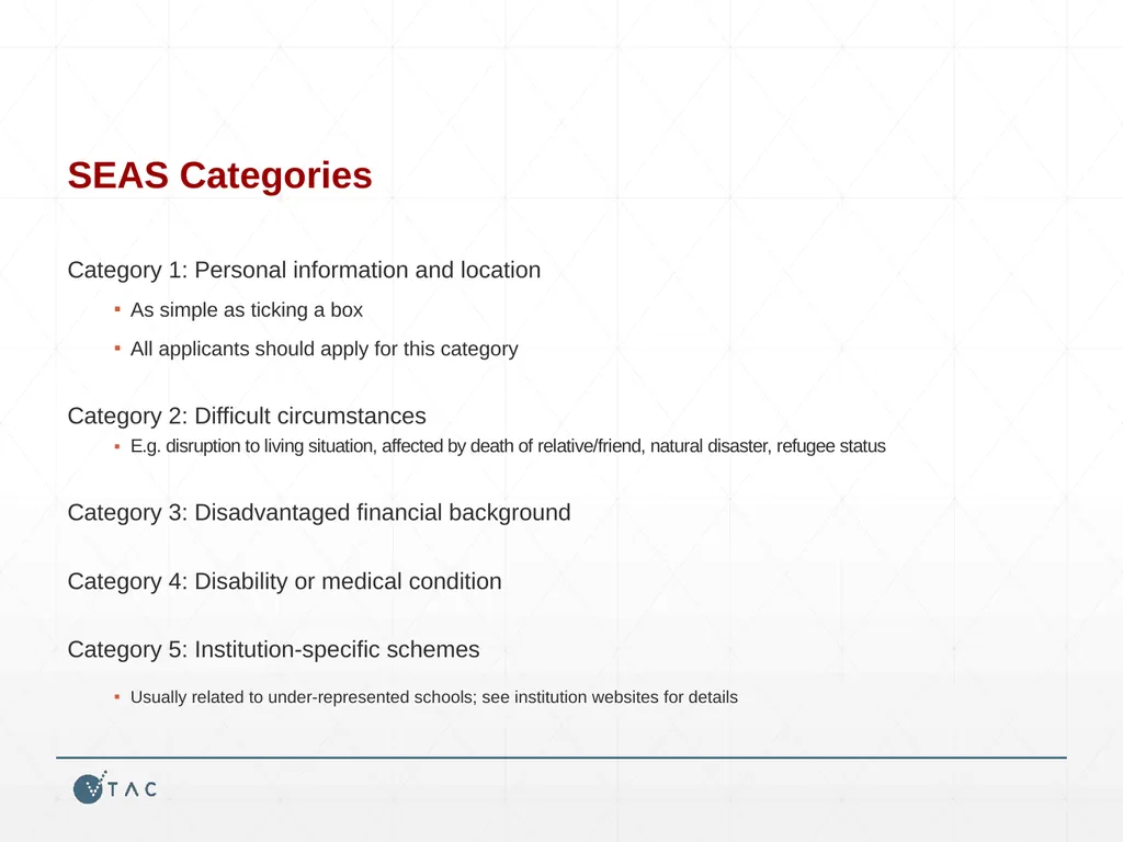 Course Applications, Scholarships, and the Special - slide 8 of 17