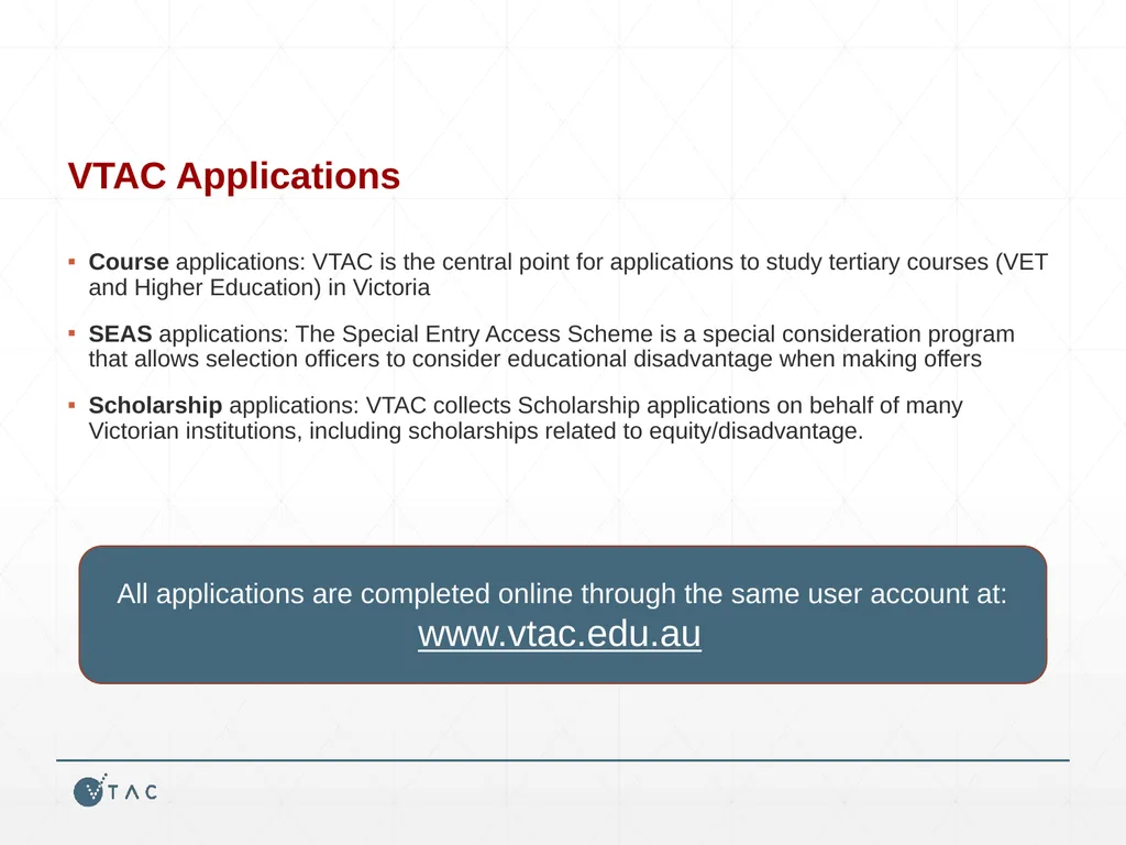 Course Applications, Scholarships, and the Special - slide 2 of 17