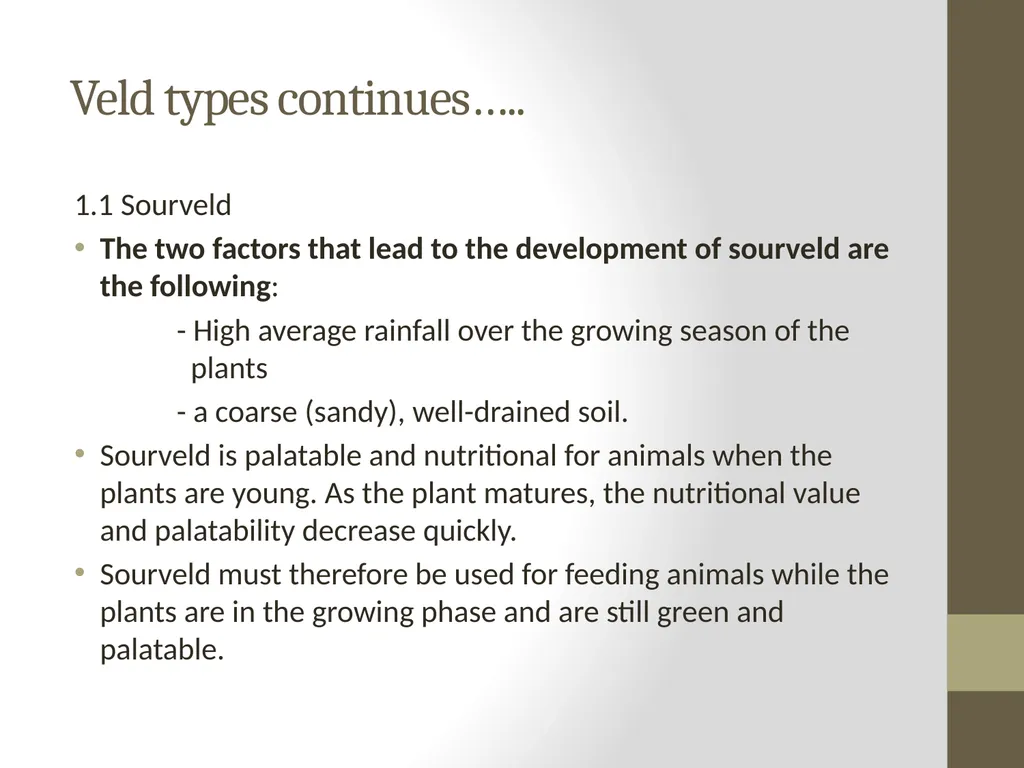 SEFIKENG CAMPUS SUBJECT: ANIMAL PRODUCTION LEVEL: - slide 5 of 15