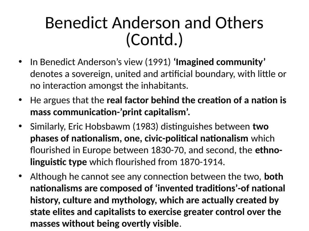 The Concept of Nation Nation is where an - slide 12 of 15