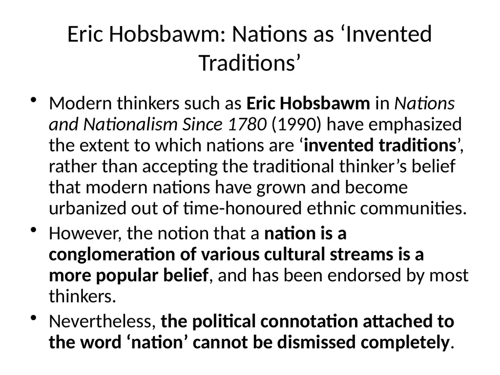 The Concept of Nation Nation is where an - slide 5 of 15