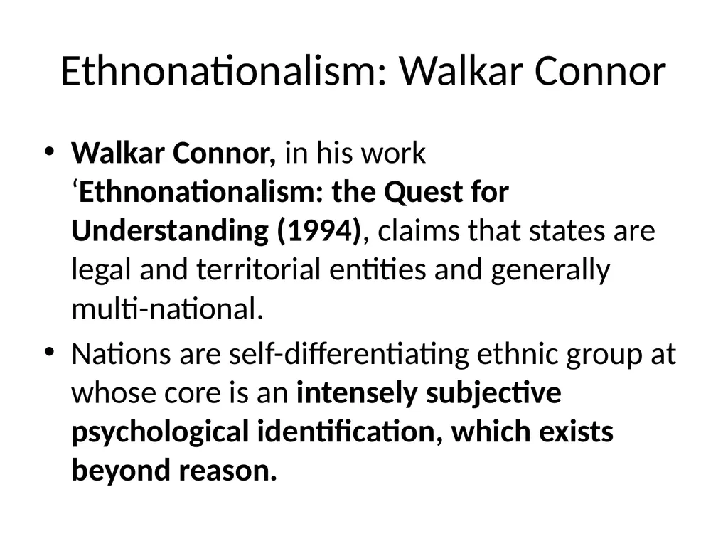The Concept of Nation Nation is where an - slide 2 of 15