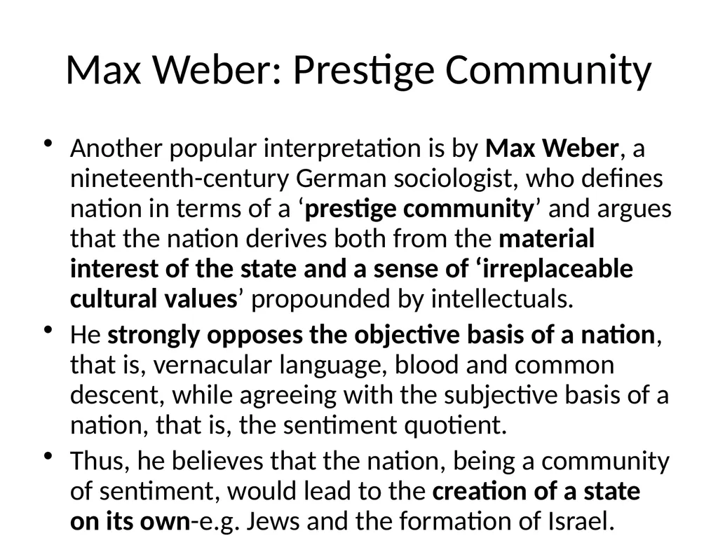 The Concept of Nation Nation is where an - slide 3 of 15