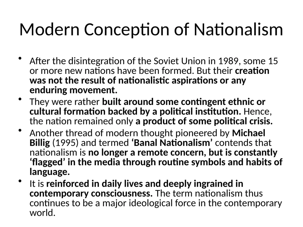 The Concept of Nation Nation is where an - slide 9 of 15