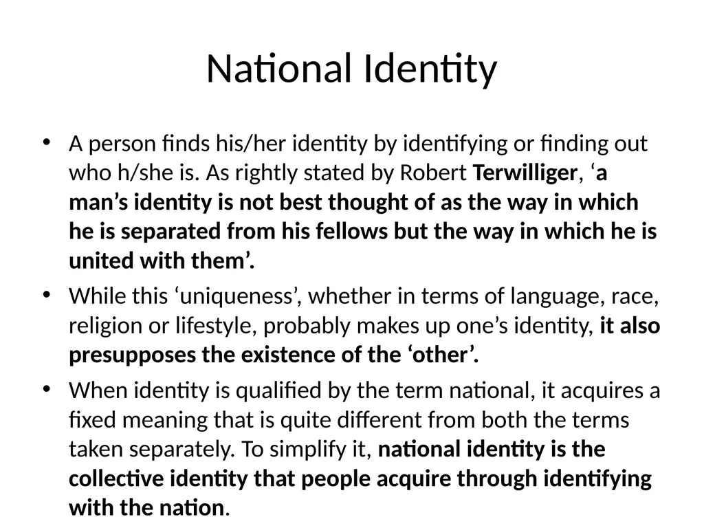 The Concept of Nation Nation is where an - slide 14 of 15