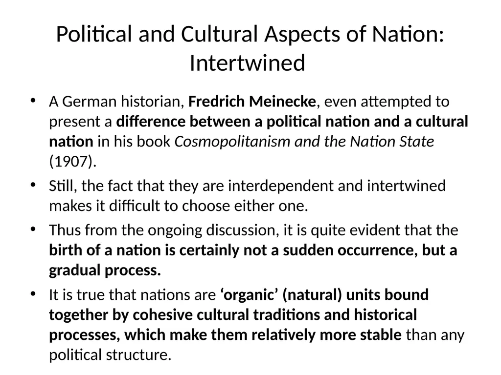 The Concept of Nation Nation is where an - slide 6 of 15