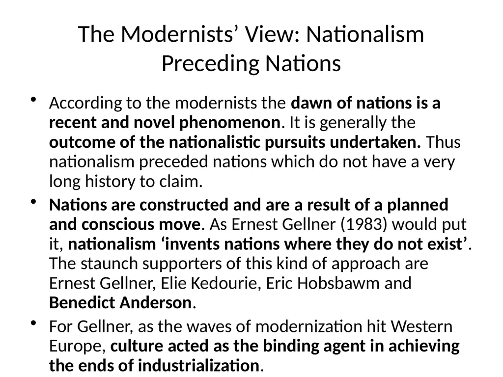 The Concept of Nation Nation is where an - slide 10 of 15