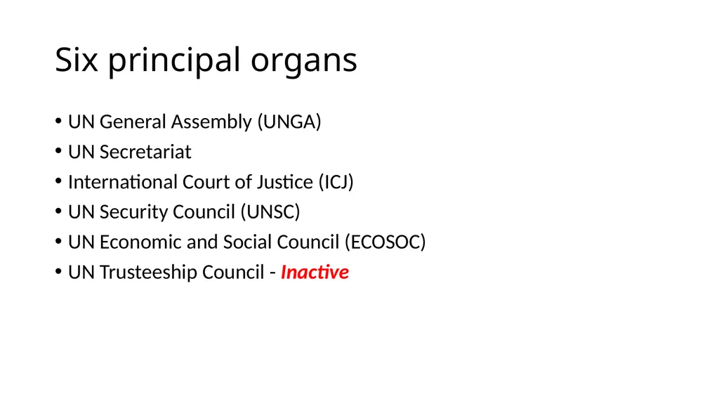 The United Nations as an Intergovernmental - slide 8 of 14
