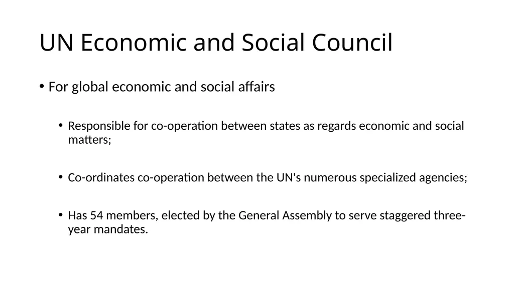 The United Nations as an Intergovernmental - slide 13 of 14