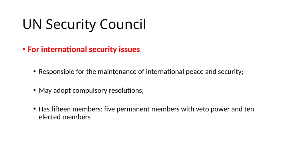 The United Nations as an Intergovernmental - slide 12 of 14