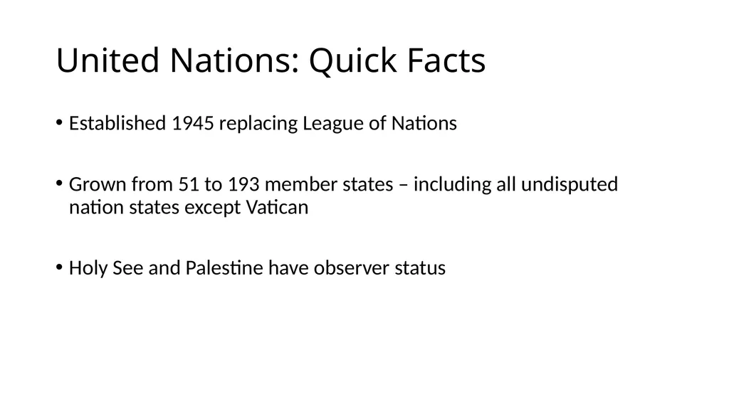 The United Nations as an Intergovernmental - slide 7 of 14