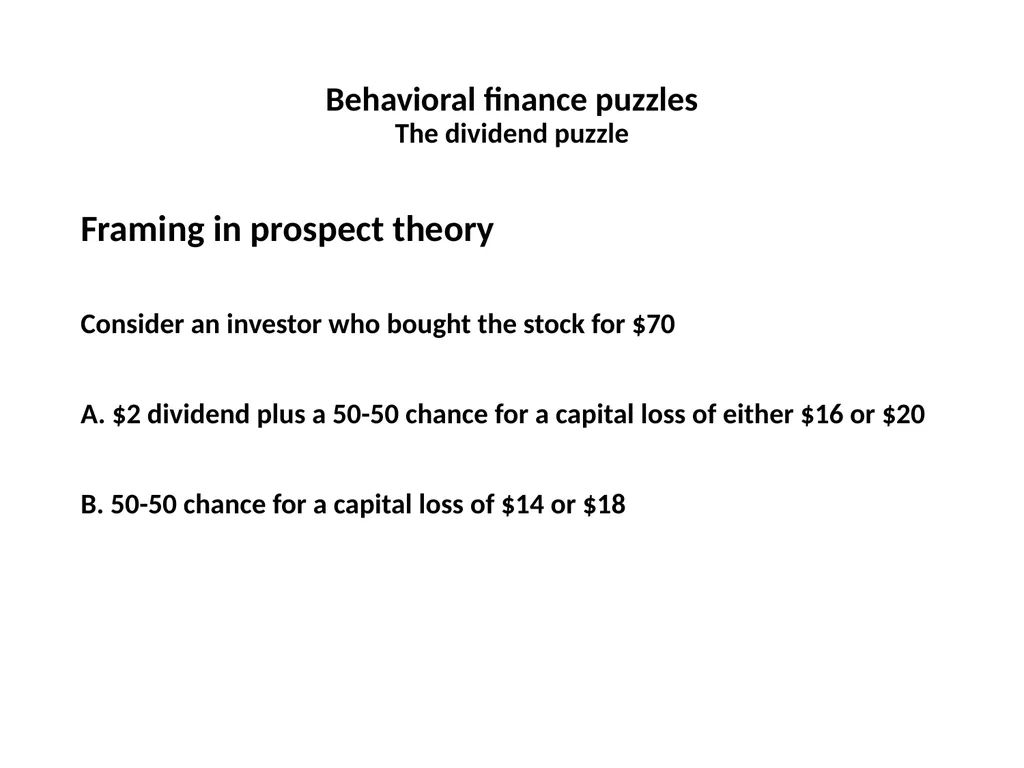 Finance for Normal People Chapter 7: Behavioral - slide 14 of 53