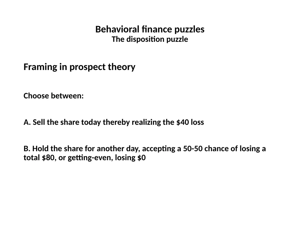 Finance for Normal People Chapter 7: Behavioral - slide 22 of 53