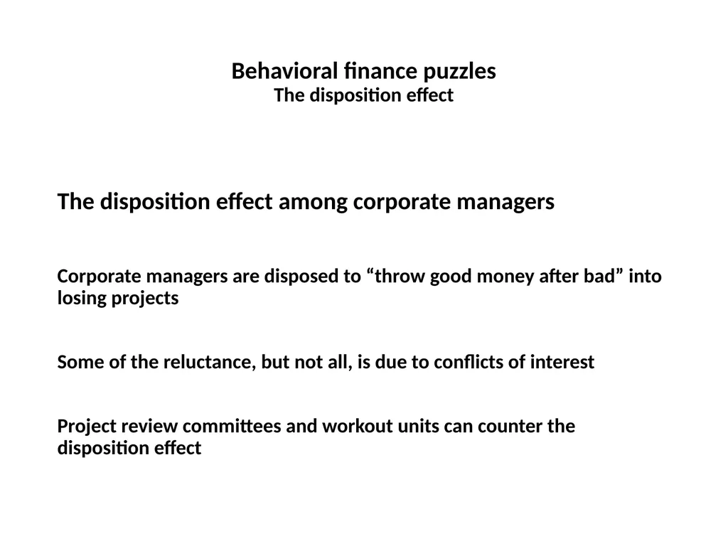 Finance for Normal People Chapter 7: Behavioral - slide 29 of 53