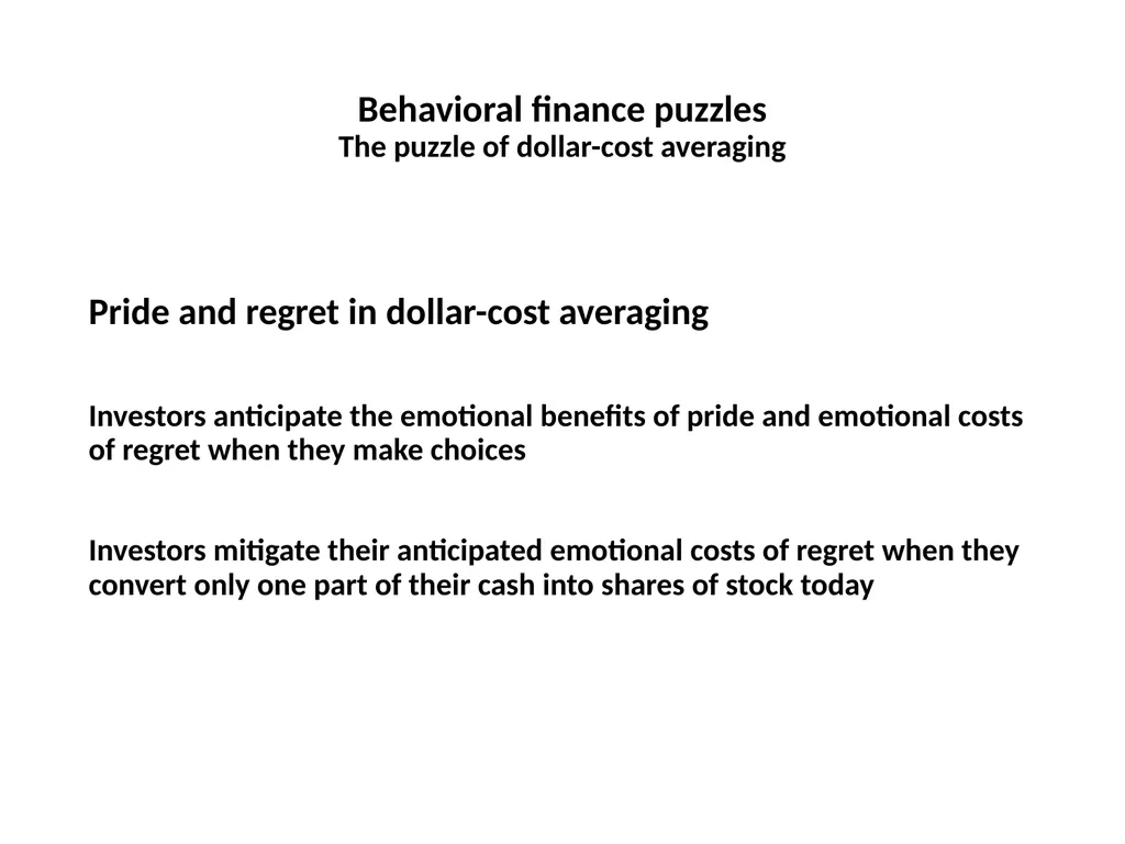 Finance for Normal People Chapter 7: Behavioral - slide 37 of 53