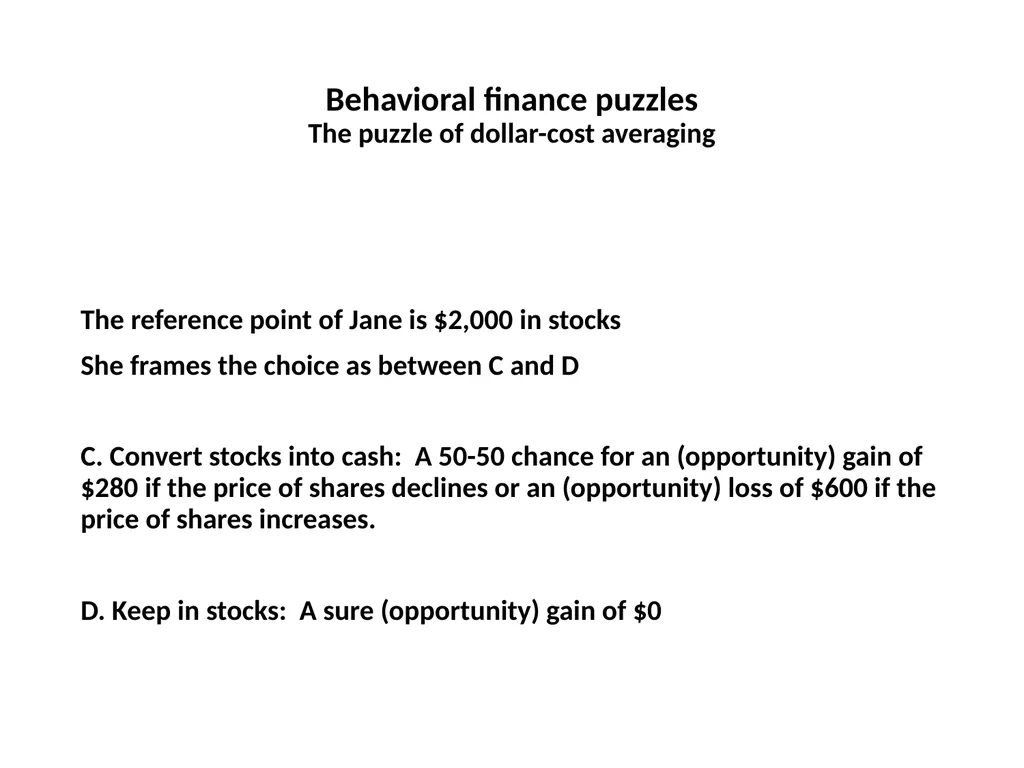 Finance for Normal People Chapter 7: Behavioral - slide 42 of 53
