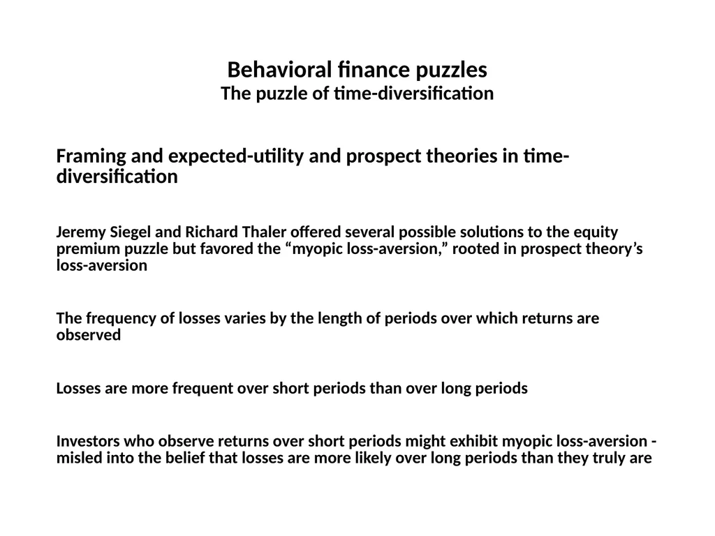 Finance for Normal People Chapter 7: Behavioral - slide 45 of 53