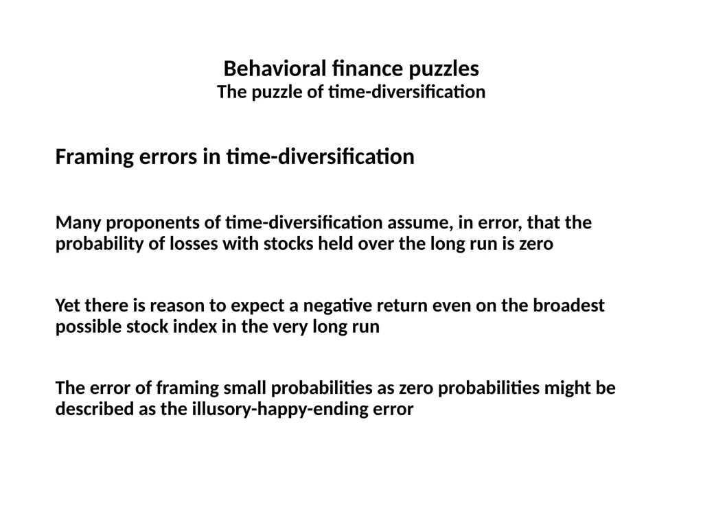 Finance for Normal People Chapter 7: Behavioral - slide 51 of 53
