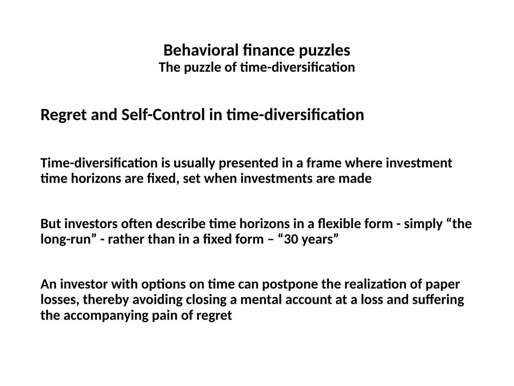 Finance for Normal People Chapter 7: Behavioral - slide 53 of 53