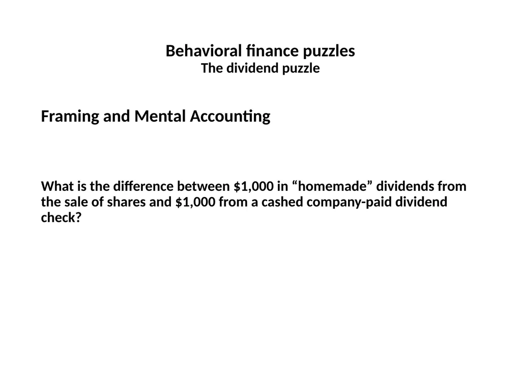 Finance for Normal People Chapter 7: Behavioral - slide 8 of 53
