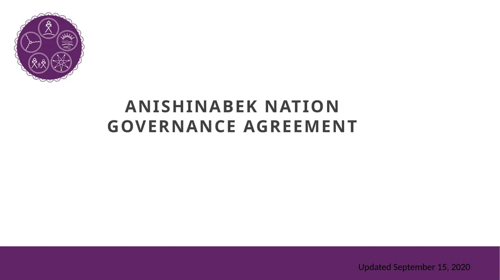 ANISHINABEK NATION GOVERNANCE AGREEMENT Updated - slide 1 of 11