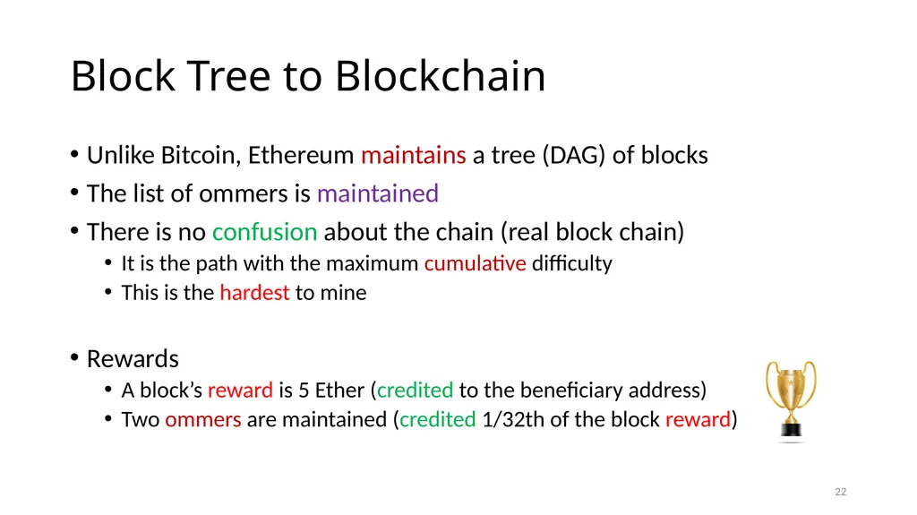 Ethereum Prof. Smruti R. Sarangi IIT Delhi 1 - slide 22 of 30