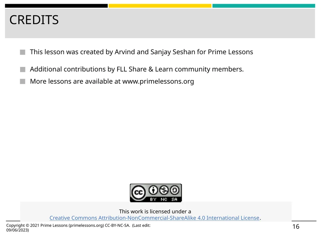 LOOPS BY SANJAY AND ARVIND SESHAN This lesson uses - slide 16 of 16
