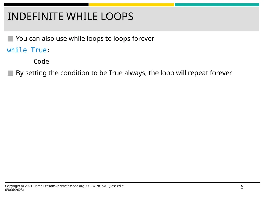 LOOPS BY SANJAY AND ARVIND SESHAN This lesson uses - slide 6 of 16