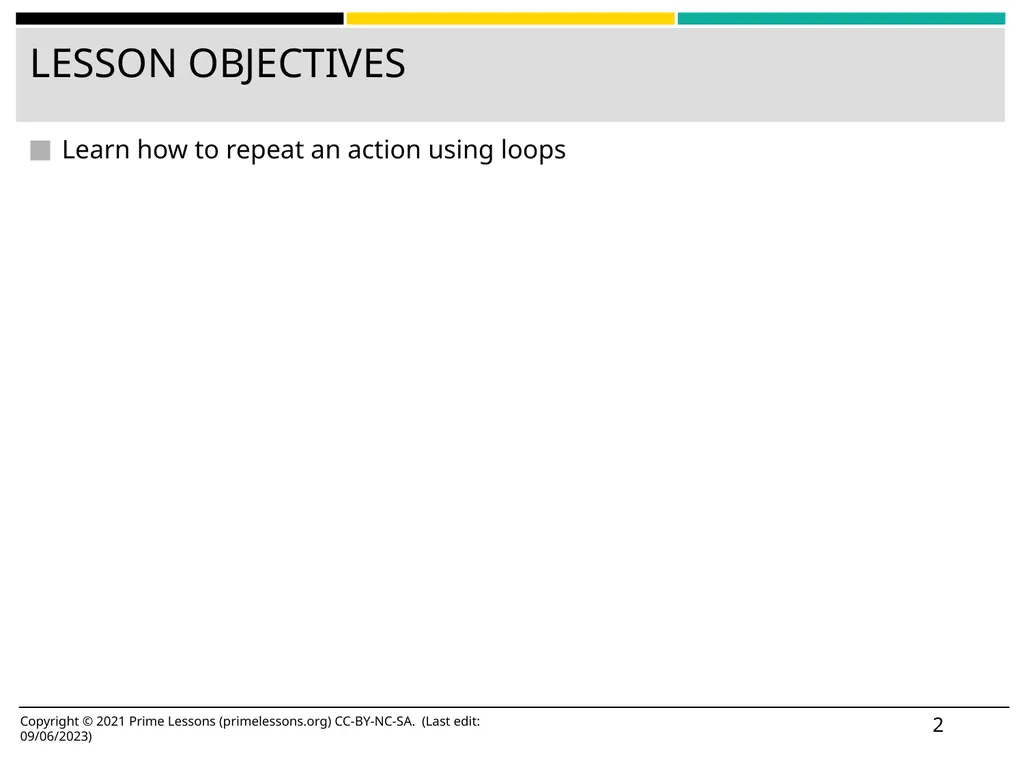 LOOPS BY SANJAY AND ARVIND SESHAN This lesson uses - slide 2 of 16