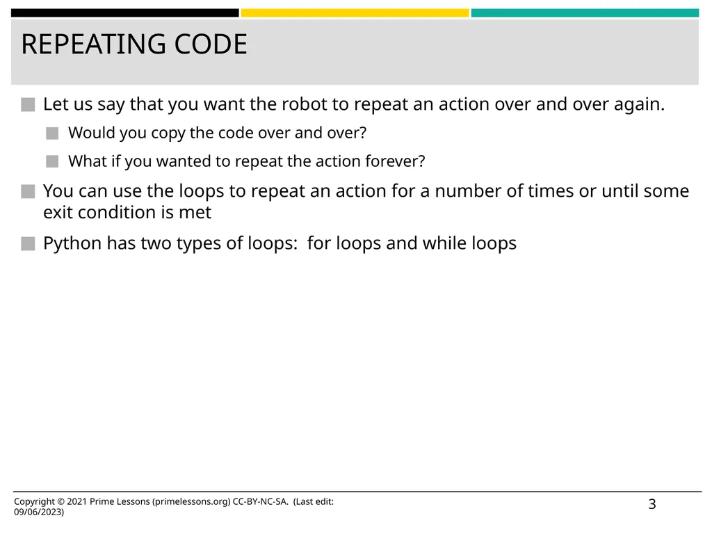 LOOPS BY SANJAY AND ARVIND SESHAN This lesson uses - slide 3 of 16