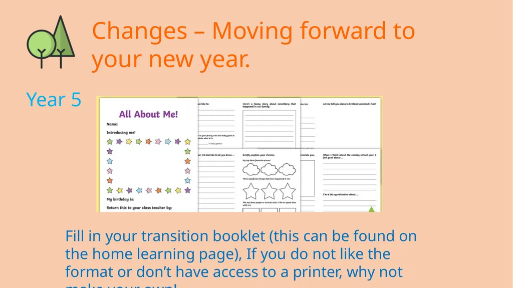 Changes – Day 1 and 2 Changes – Create your - slide 10 of 23