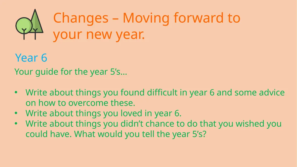 Changes – Day 1 and 2 Changes – Create your - slide 11 of 23