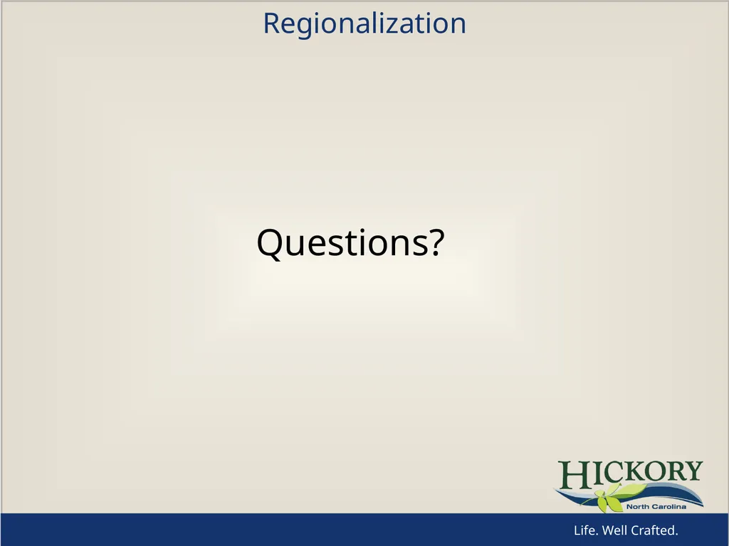 System Regionalization For: Environmental - slide 13 of 13