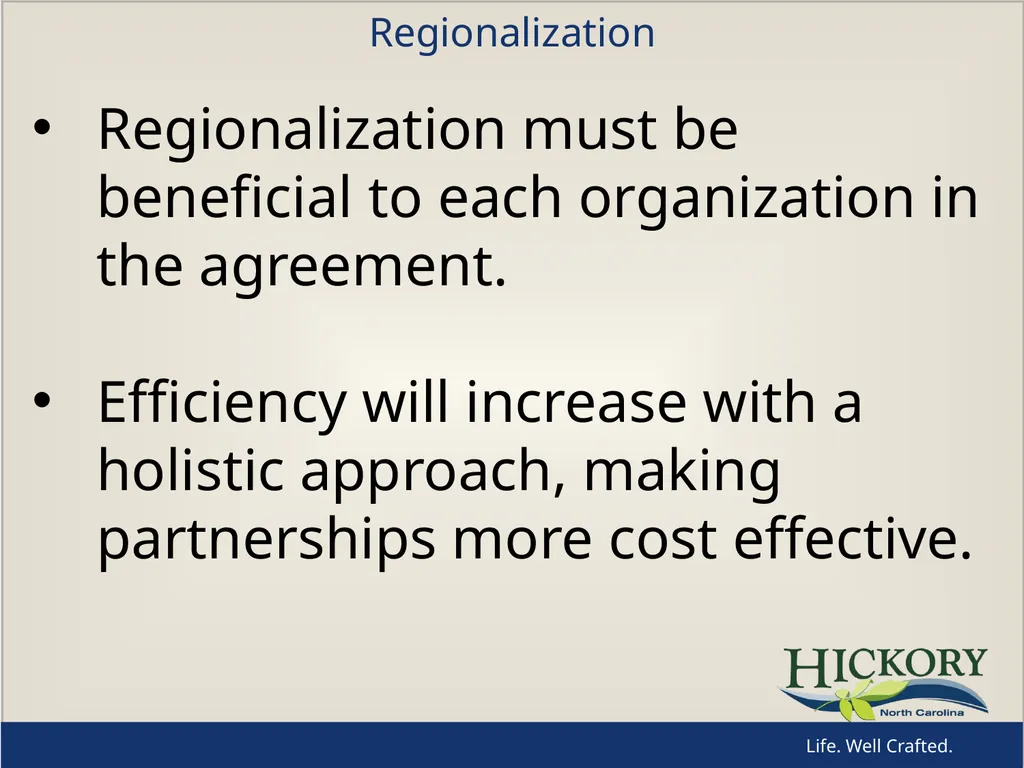 System Regionalization For: Environmental - slide 12 of 13